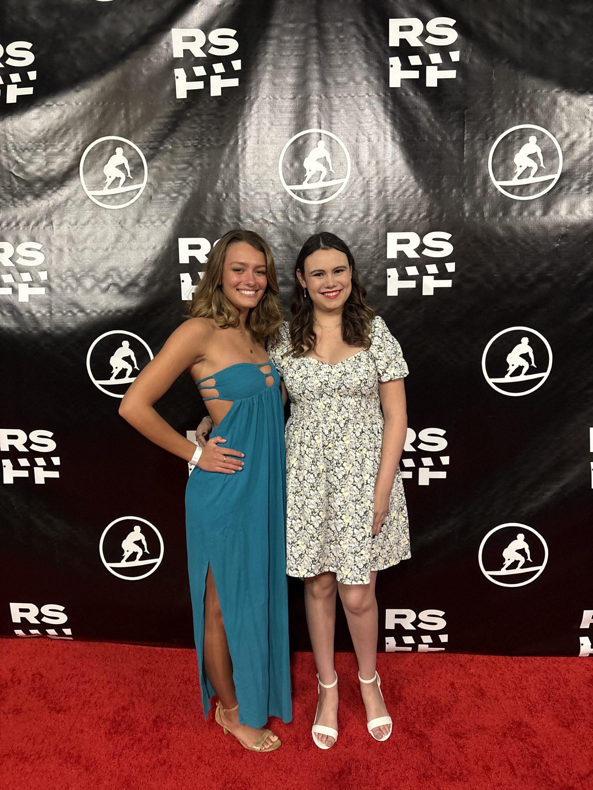 Junior Vera Syers and Alicia Dofelmier pose for a picture at Reel Stories Jan. 31. We enjoyed getting to dress up and take cute pictures together. Photos courtesy of Alicia Dofelmier