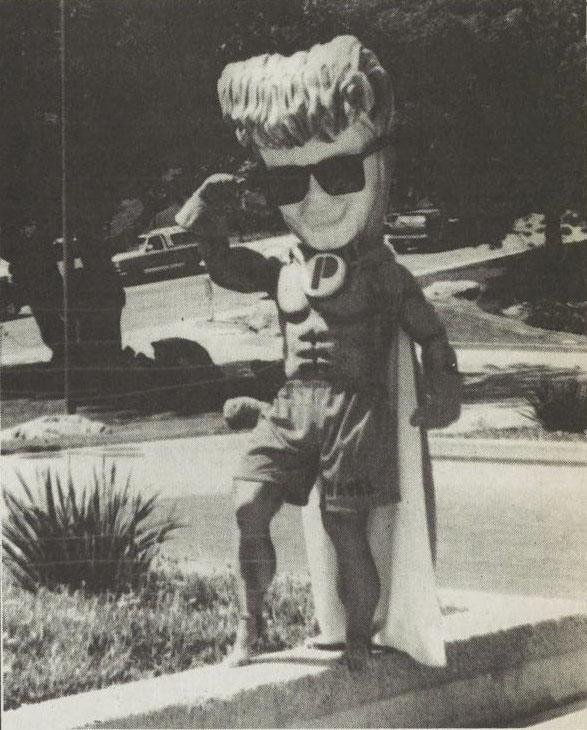 The newer model of Willie, also known as Super Willie or Mac Tonight, entered the scene in 1992. Super Willie, like his predecessors, didn't stay for long, a tenure of under five years. Photo courtesy of Pepperdine Libraries