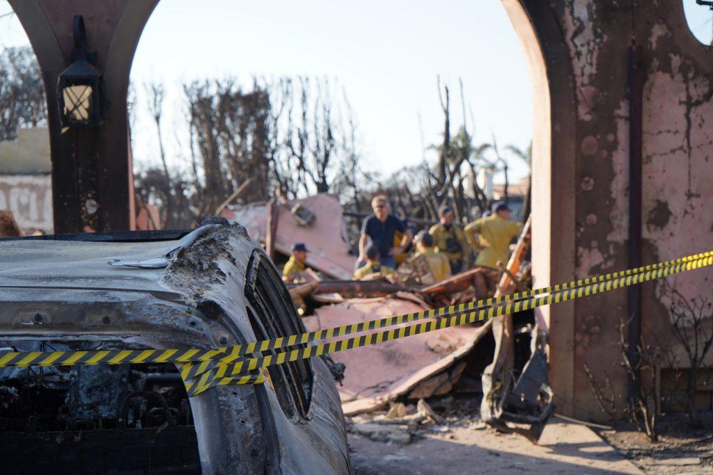 The Environmental Protection Agency's (EPA) Phase 1 of the cleanup removing hazardous materials that included lithium-ion batteries found in electric vehicles. The EPA removed 645 lithium-ion batteries. Photo by Liam Zieg