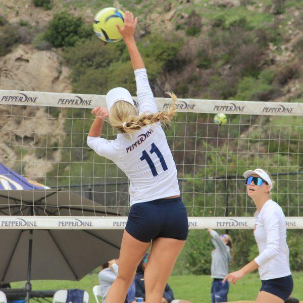 Pepperdine Beach Volleyball Secure Dominant 2-0 At Pepperdine Dual