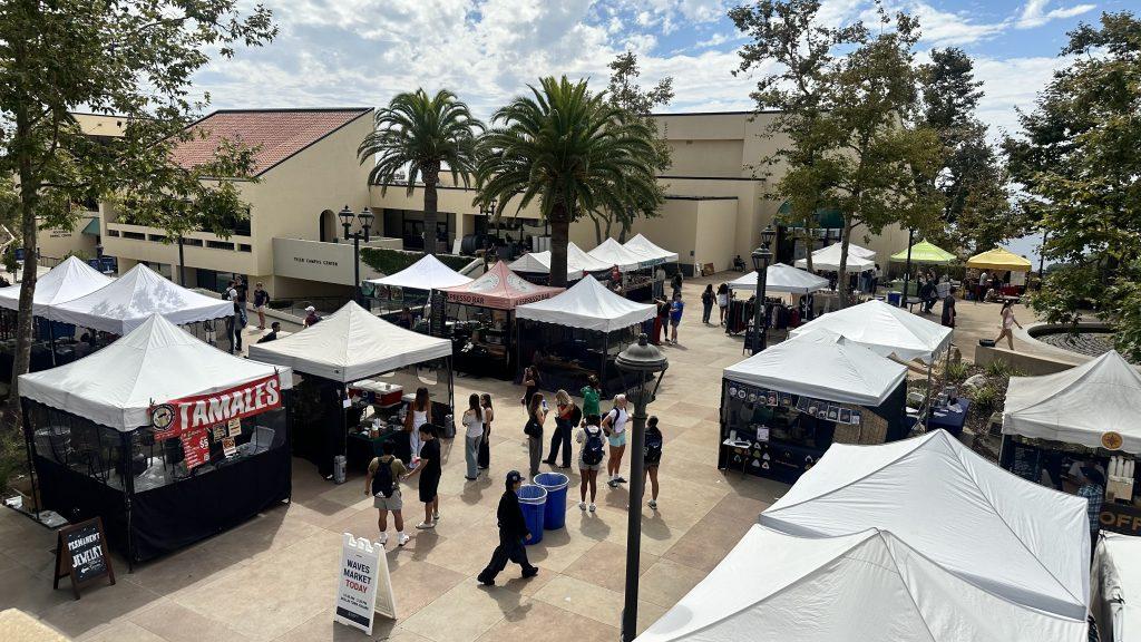 An overview of Waves Market from Upper Mullin Town Square on September 23rd.