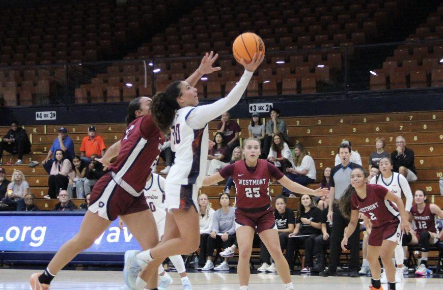 Women’s Basketball Dominates Home Opener Against Westmont