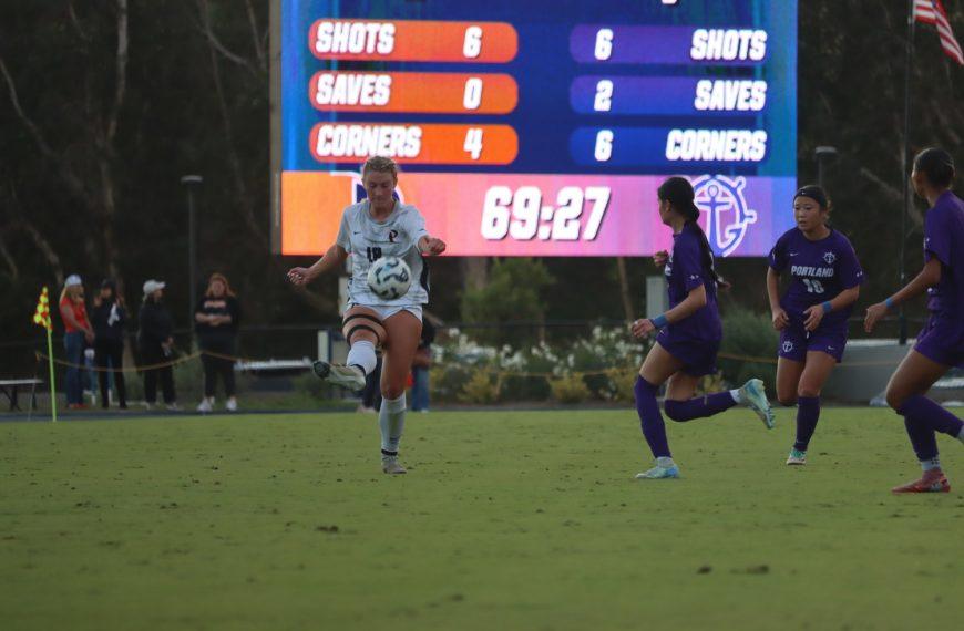 Women’s Soccer Drops Critical 1-0 Match to Portland