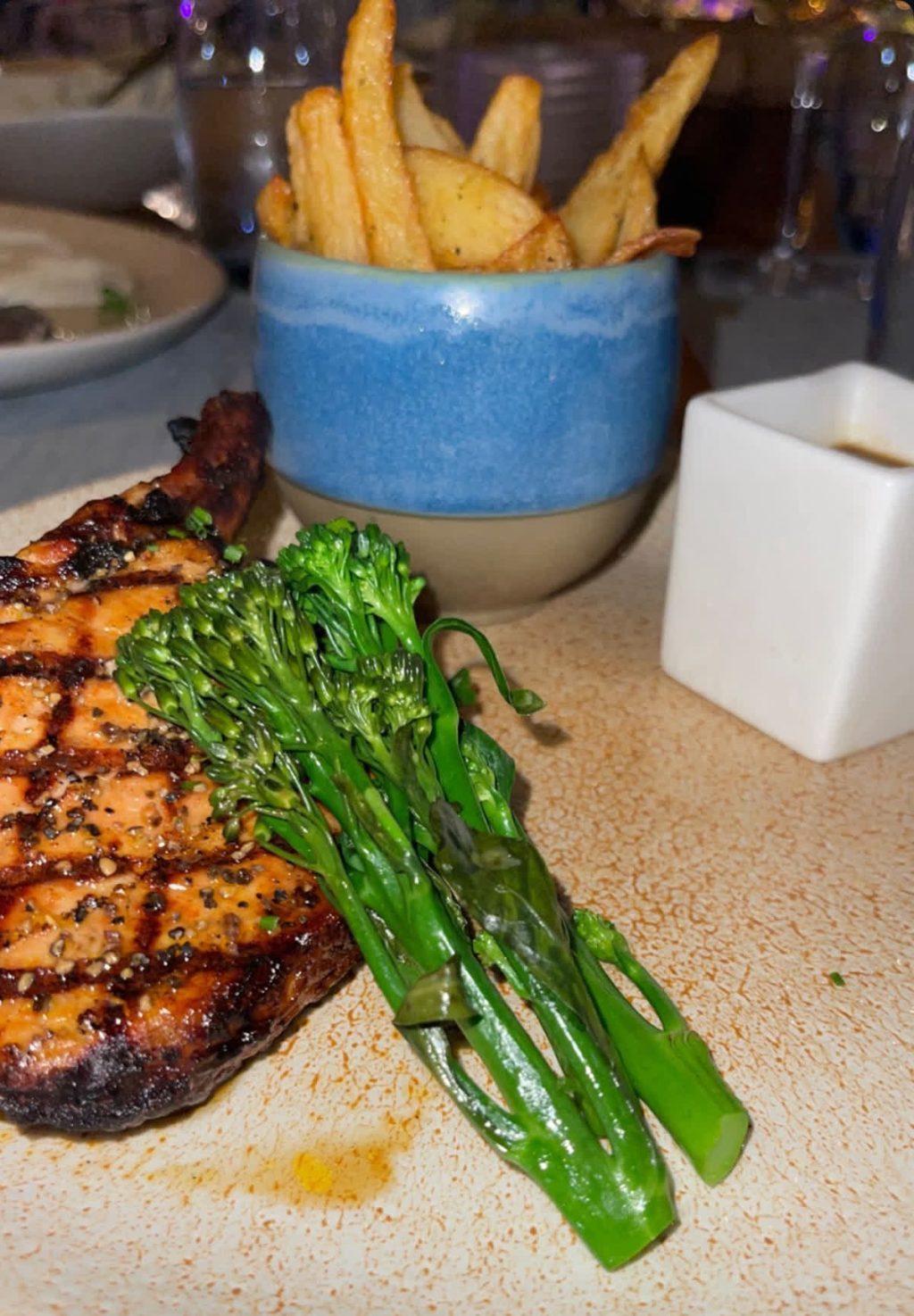 Eftekhar's dinner blended carbs, fiber and protein in a healthy balance Nov. 4. Eftekhar said he is conscious about what he eats and tries to cook most of his meals. Photo courtesy of Darius Eftekhar